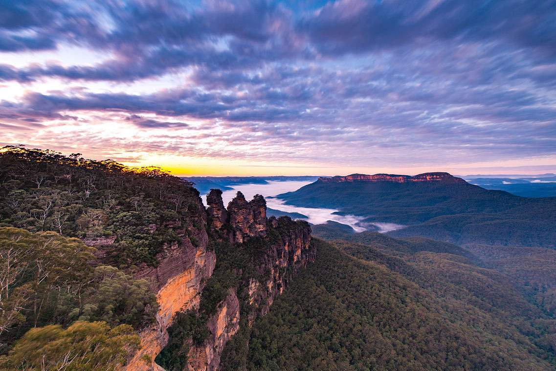 悉尼蓝山国家公园(the great blue mountains area)